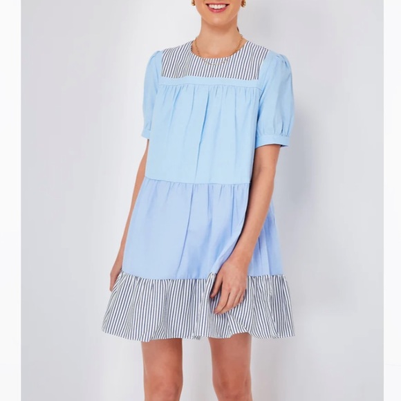 Exclusive Blue Striped Quinn Dress
ENGLISH FACTORY - Picture 2 of 13